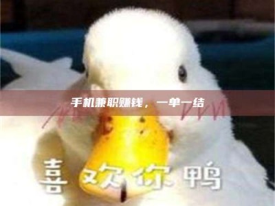 三沙手机兼职赚钱，一单一结